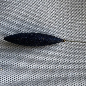HAT PIN  Antique,  Metallic Metal Sparkle over Brass circa 1920s