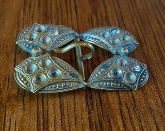 Vintage Art Deco F.N. Co. Fishel Nessler Frenchl Paste Sash Buckle Scarf Accent il_fullxfull.1179161767_h0vj.jpg main image 4