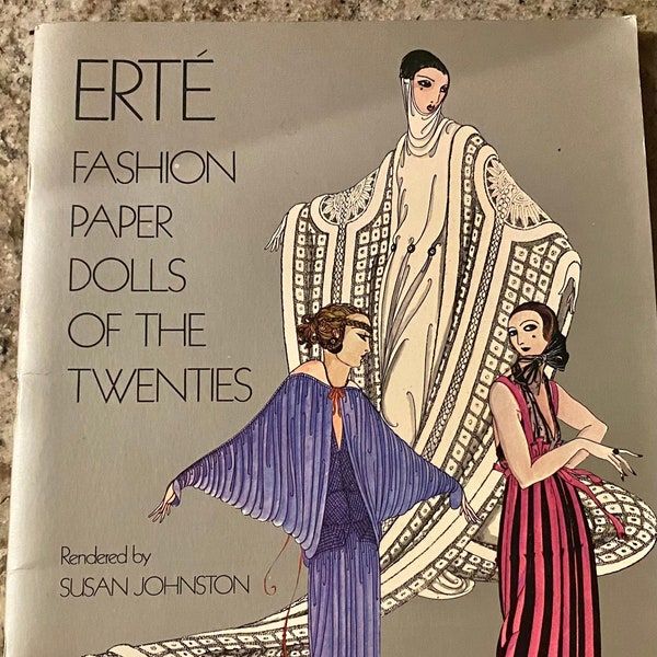 ERTE’ Fashion Paper Dolls of the Twenties Never Used All Intact