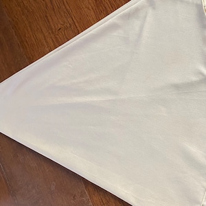 Round Tablecloth Cotton Blend circa 1970s