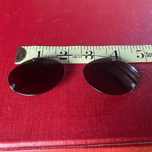 Vintage clip-on zonnebril Aviator Shades inclusief harde koffer, circa jaren 1950 ZELDZAME vondst!