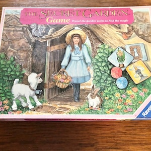 REDUCED The Secret Garden Board Game Ravensburger Complete PLUS The Secret Garden VHS Film/Movie Ages 5-12 circa 1990s - Two in One!