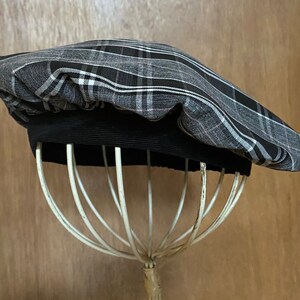 Girl&#39;s Cotton Plaid Beret Tam Hat New Old Stock - Never Used circa 1970s