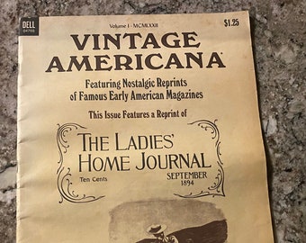 Vintage Americana The Ladies Home Journal Nostalgische herdrukken van vroege Amerikaanse tijdschriften uit de 19e eeuw