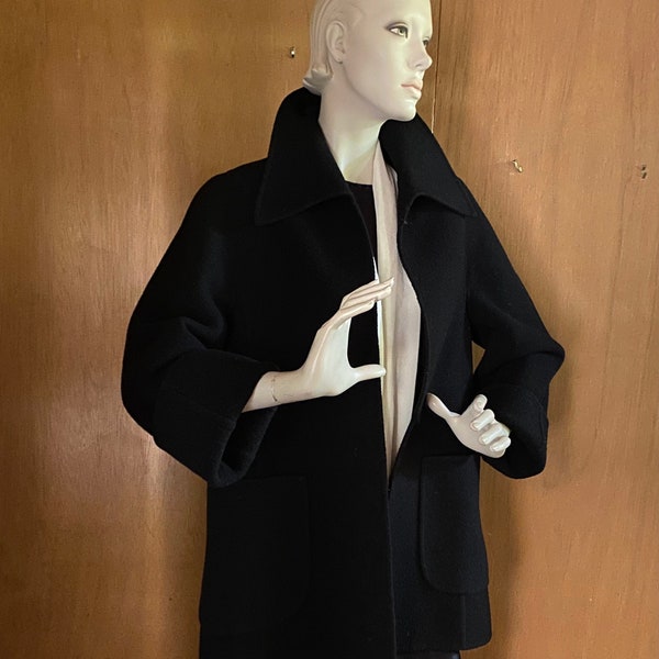 Boiled Wool Coat - Etsy