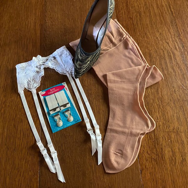 Seamed Nylon Stockings Etsy