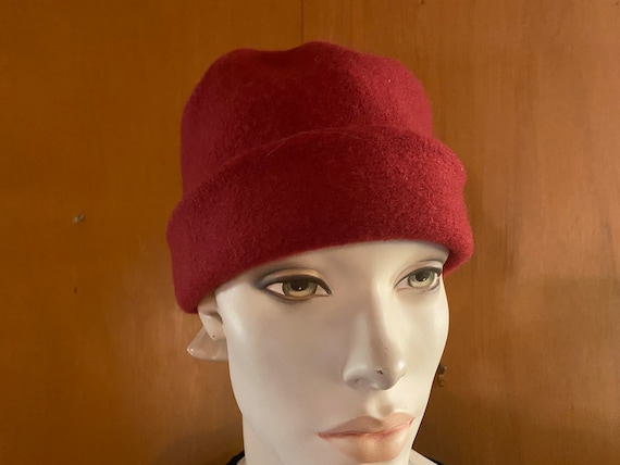 Wool Skull Cap - Slouchy Hat - Beanie  Small to M… - image 2