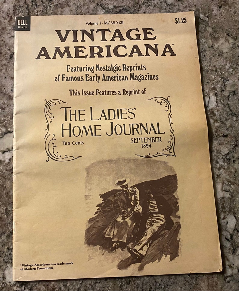 Antique Vintage Americana The Ladies Home Journal September 1894