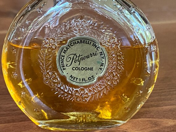 Vintage Prince Matchabelli Potpourri Cologne: 1940s Disc Bottle
