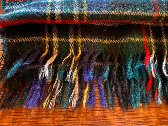 Plaid Wool Scarf  - Tartan Clan -  Made in Scotla… - image 4