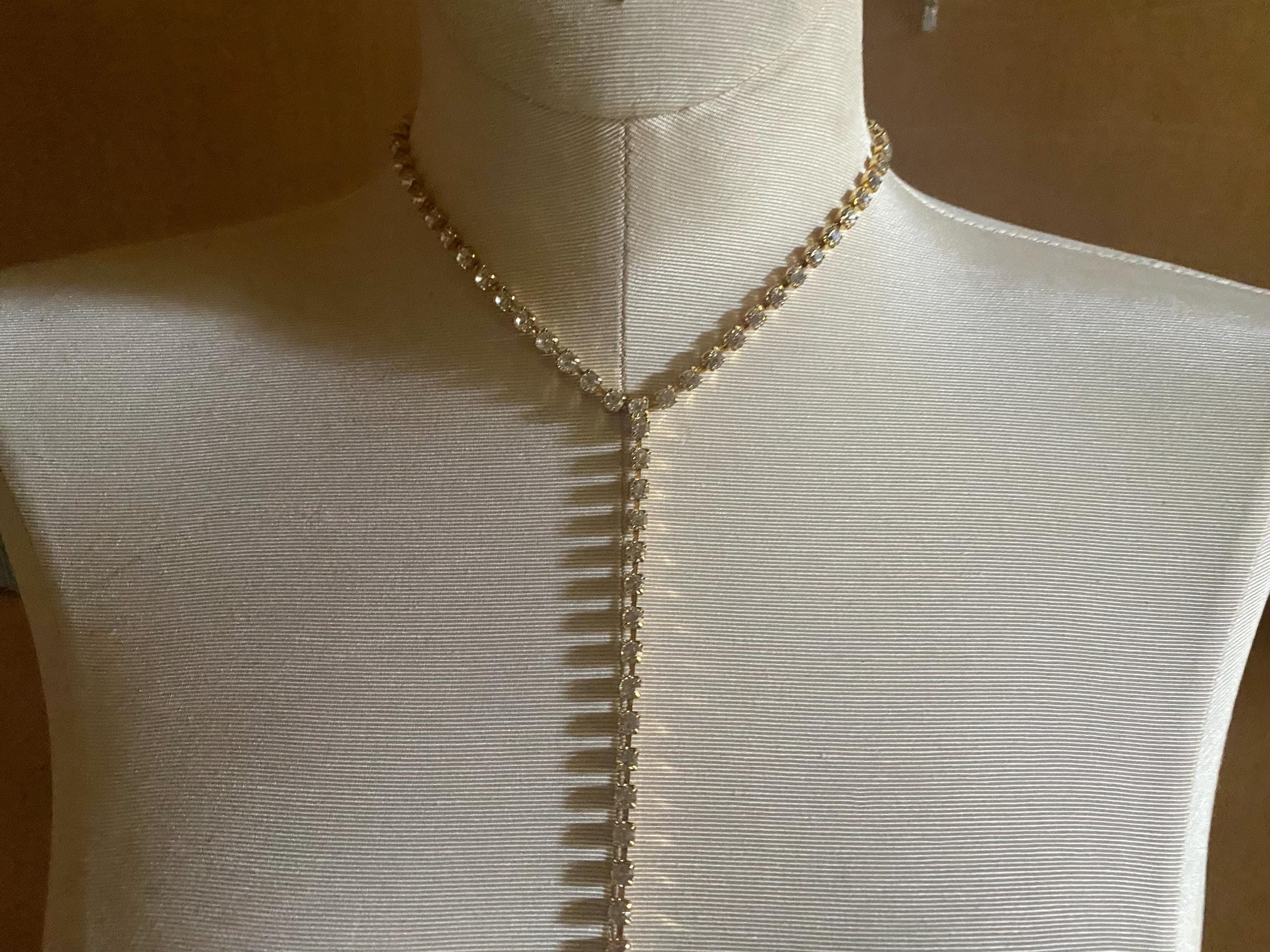 Collier Ou Ceinture Strass Vintage – Idéal Pour Une Touche Brillante