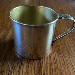 Baby Baptism/Christening Cup or as  a Charming Posy Vase Vintage circa 1950s