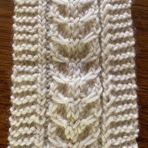 Aran Wool Scarf Handwoven 100% Pure Virgin Wool image 6