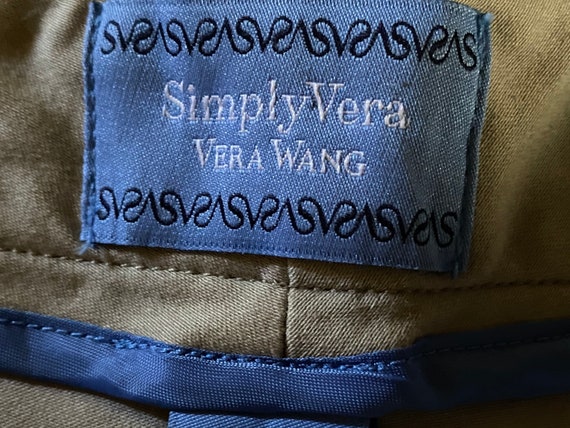 Simply Vera Vera Wang Womens Cropped Trouser Pants Mid Rise Black