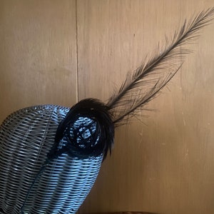 SALE! 1940s Ostrich Feathers - Millinery Haute Couture Hats and Fascinators Authentic Vintage REDUCED