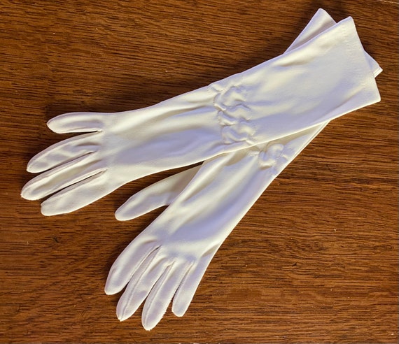 Elbow Length Gloves Formal Evening Wear circa 1960s