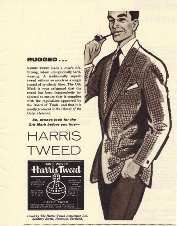 Harris Tweed Sports Jacket Coat Size 42 Handwoven… - image 6