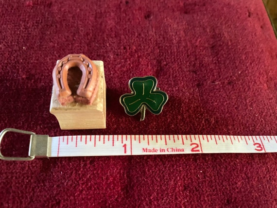 Spilla Trifoglio Irlandese - Metallo Smaltato, Portafortuna, Per Cappello O Giacca - Foto 2