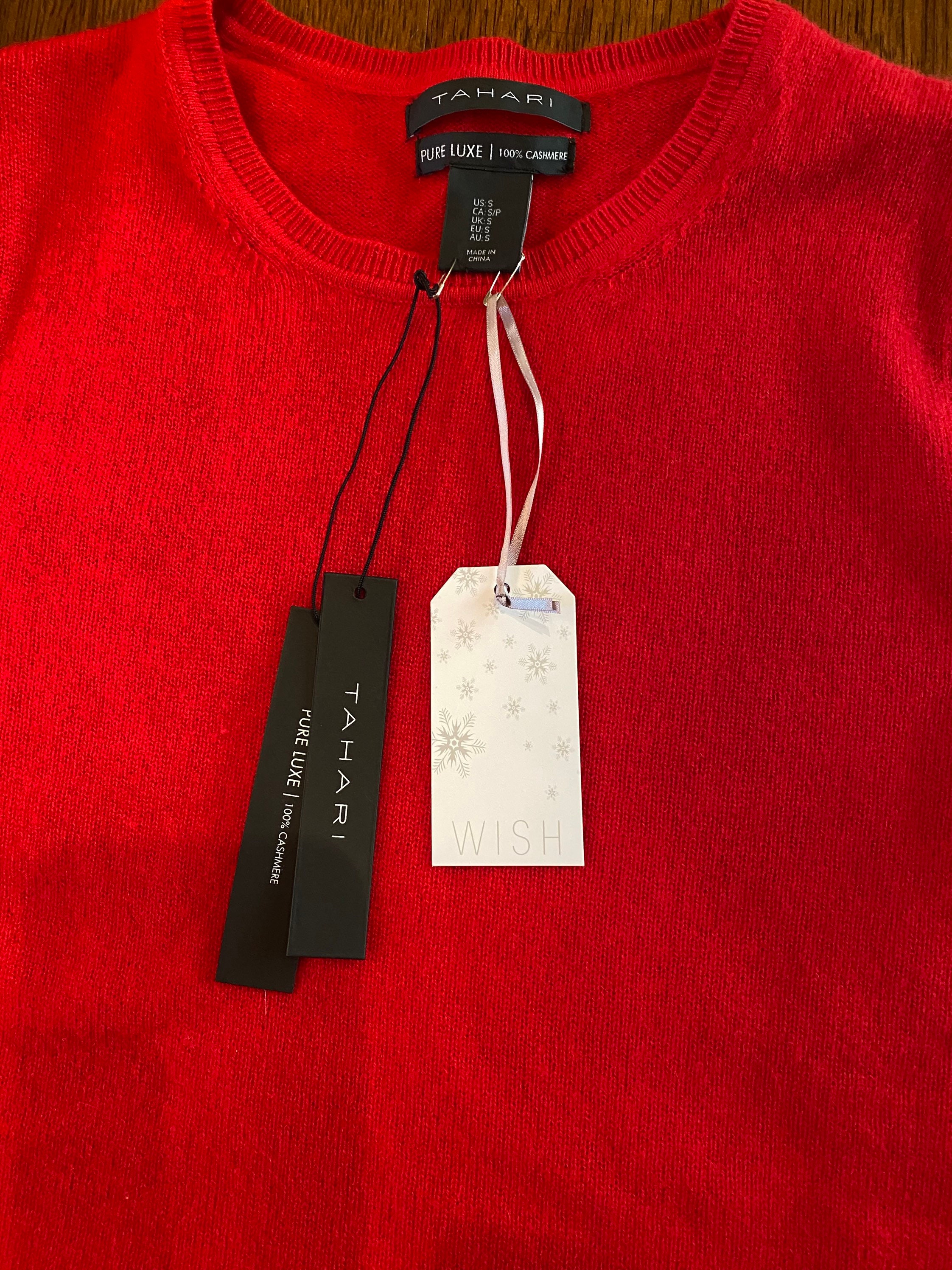 Tahari pure clearance luxe cashmere pullover