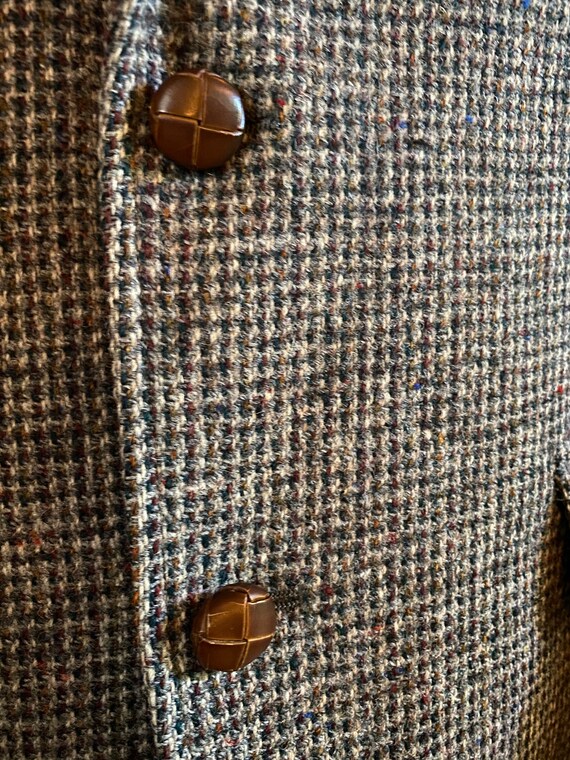 Harris Tweed Sports Jacket Coat Size 42 Handwoven… - image 3