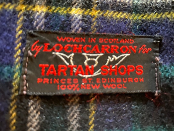 Plaid Wool Scarf  - Tartan Clan -  Made in Scotla… - image 6