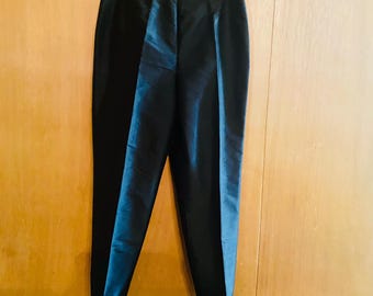 Women's Silk Capri Pants Straight Leg Relaxed Fit Charter Club Size 10P