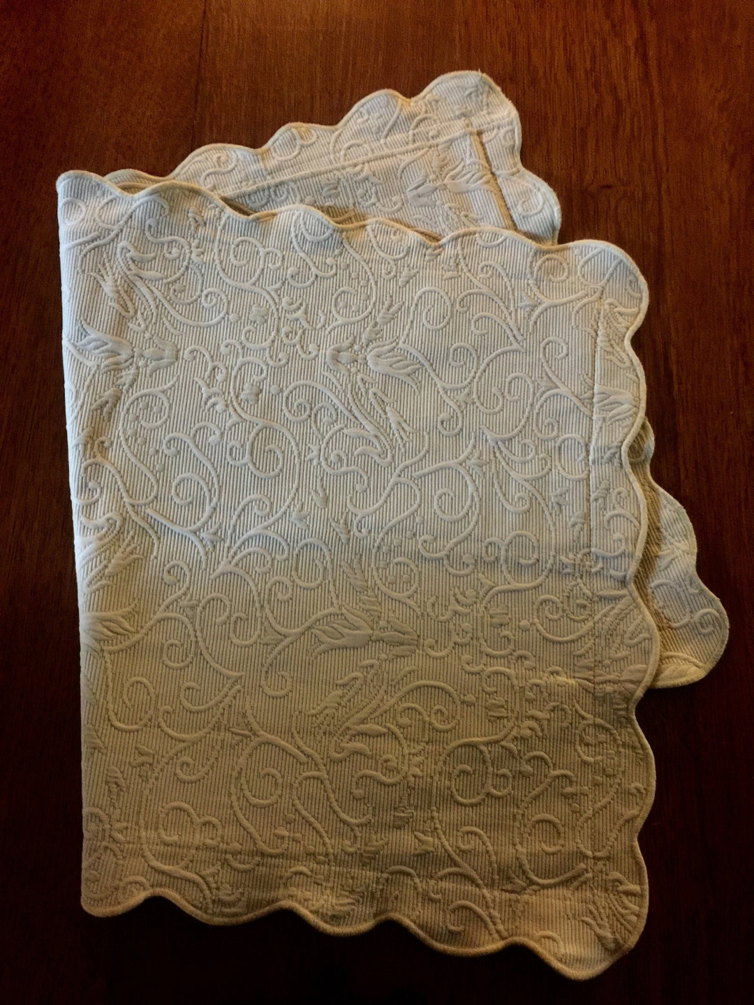 Celadon Pillow Sham Quilted King Size Flap Closure Etsy