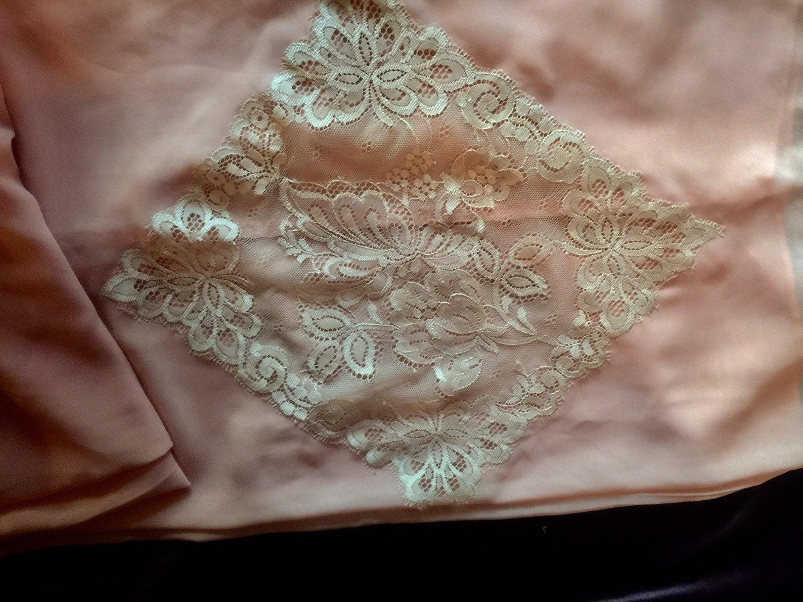 peach palazzo pants with top