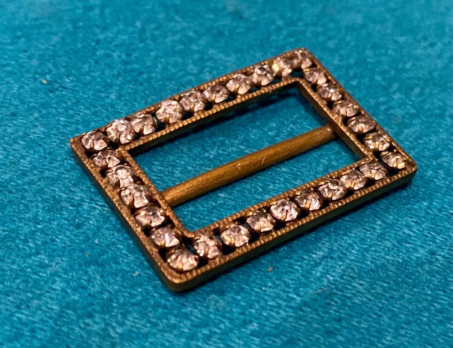 Antique Czech Belt Buckle or Scarf Holder Circa 1900-1920 