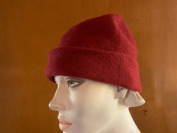 Wool Skull Cap - Slouchy Hat - Beanie  Small to M… - image 3