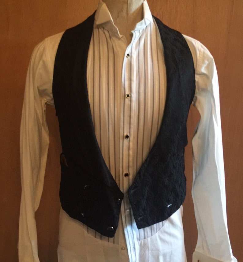 Victorian Tuxedo Vest Gender Neutral Double Breasted | Etsy