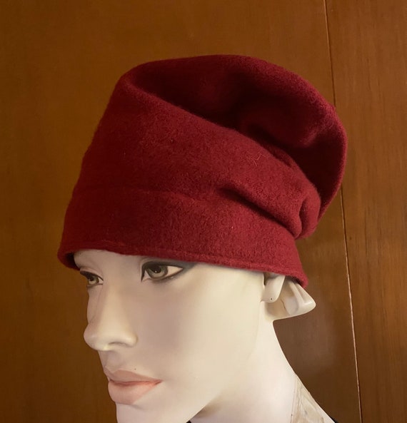 Wool Skull Cap - Slouchy Hat - Beanie  Small to Me