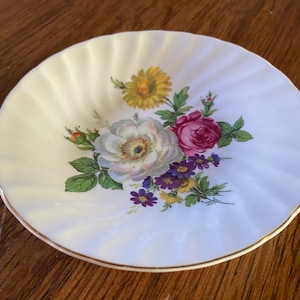 Miniature Trivet Fine Bone China Vintage Royal Kendal Made in England circa 1985