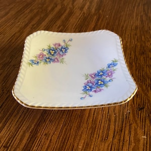 Vintage Royal Adderley Miniature Trivet Fine Bone China Made in England circa 1950s
