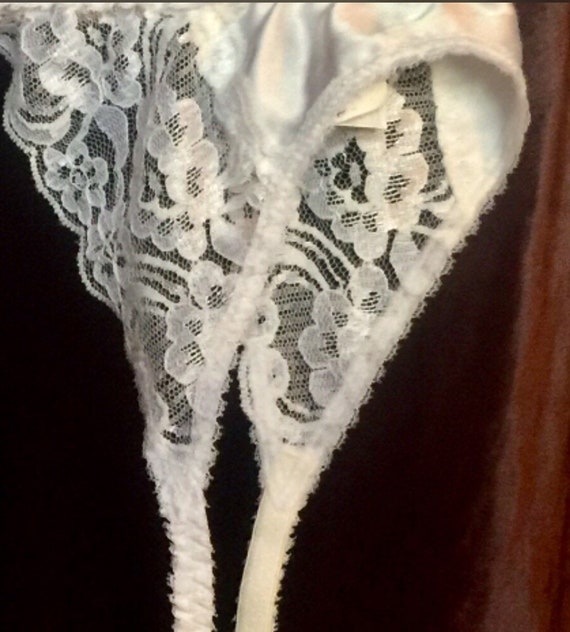 CHRISTIAN DIOR Lace Garter Belt 4 Garter Straps S… Gem