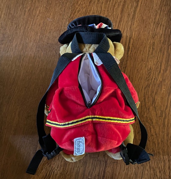 Harrods Knapsack Back Pack Beefeater Bear Mai usato nuovo con tag