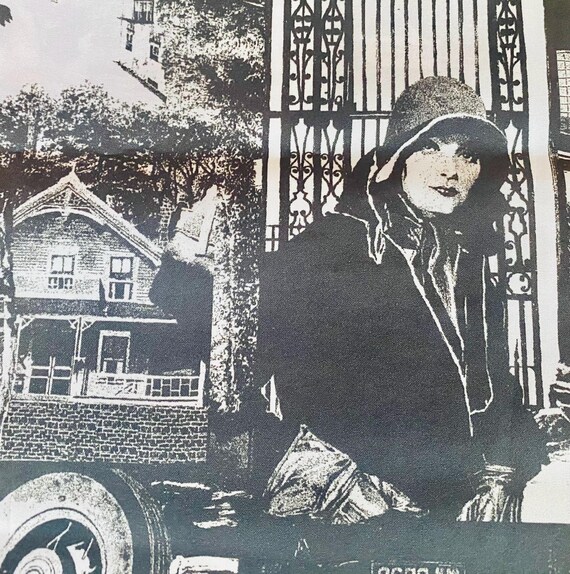 1930s Inspired Vintage Scarf - Wonderful for Antique Car Shows View 4