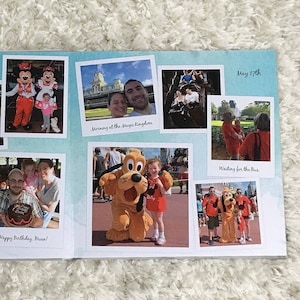 Disney Memory Book | Custom Photo Album Book | Disney Trip Photo Album | Vacation Photo Album Book | Disney Memories
