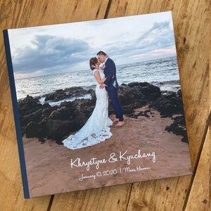 Wedding Photo Album | Custom Wedding Album | Personalized Wedding Album | Anniversary Gift Ideas