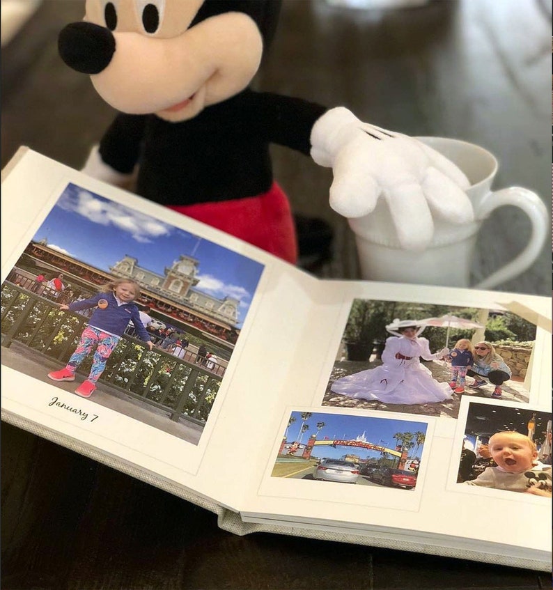 Disney Memory Book Custom Photo Album Book Disney Trip Etsy