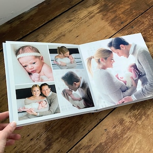 Custom Photo Album for Kids, Baby Girl Photo Album Name Custom