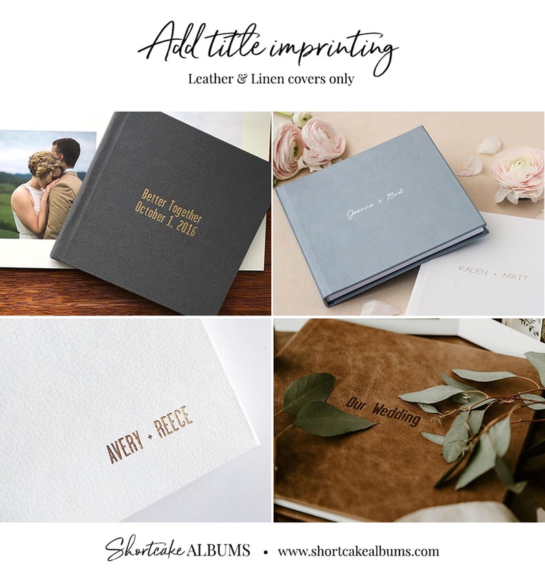 Personalized Wedding Album Custom Photo Album Wedding Gift Etsy