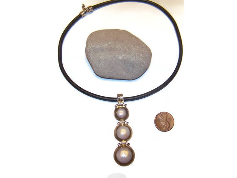 sterling jewelry Vintage 950 Sterling mother of pearl pendulum Necklace boho jewelry gift for her MOP necklace Sterling silver necklace