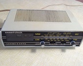 Loewe Opta Sweet-Clock Flip Clock Mid Century Radio Clock Uhren Radio Made in Germany