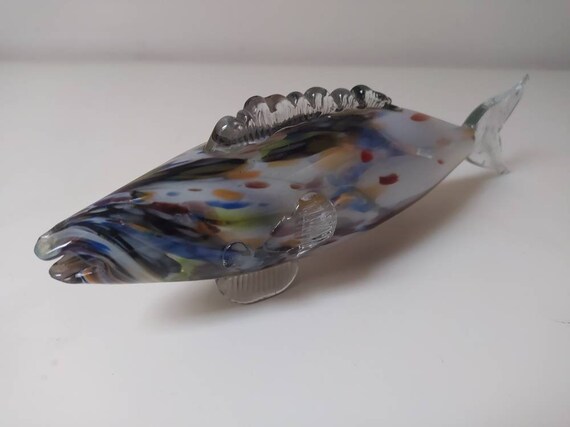 Vintage blown glass fish Clearance