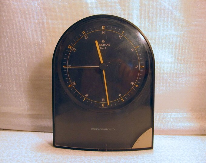 Junghans RC2 Radio Controlled Clock, Germany, 1980s Etsy
