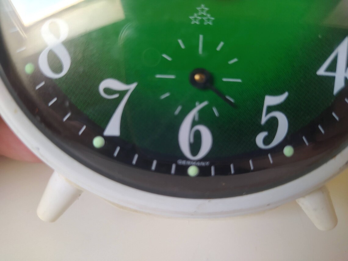 Peter Alarm Clock Made in Germany / Mid Century Windup Clock Etsy