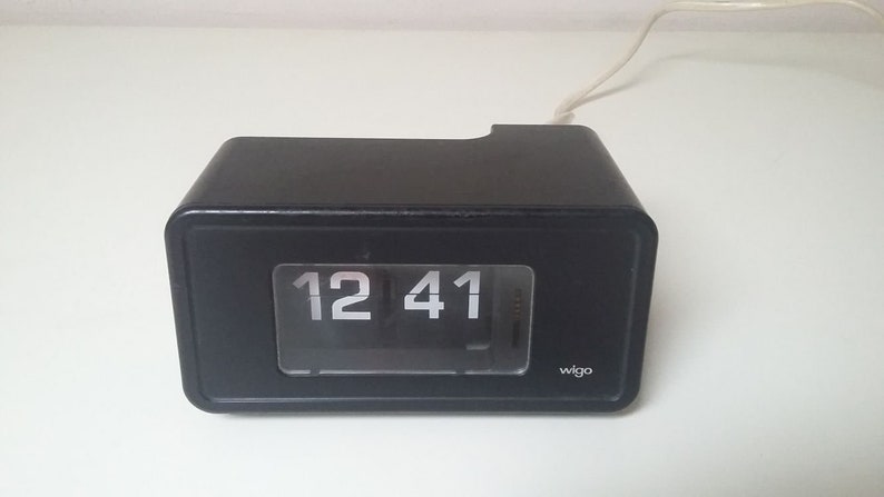 Vintage Flip Clock Wigo Sd2 Digital Desk Germany