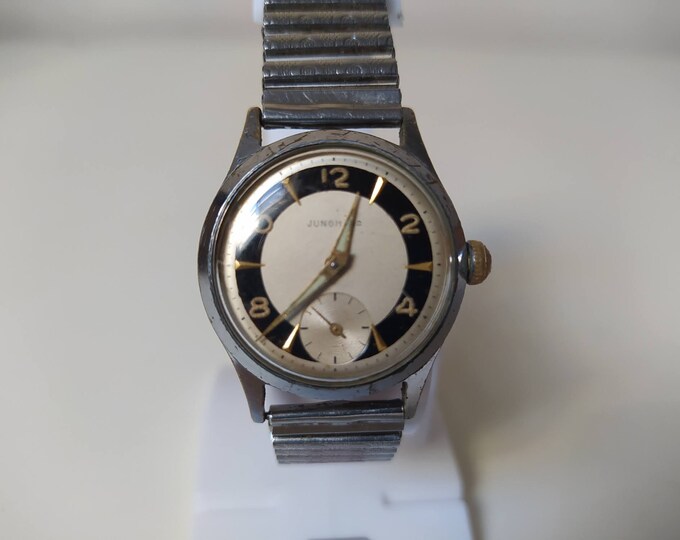Vintage JUNGHANS Watch/ Junghans 2 Tone Mechanical Wrist Watch