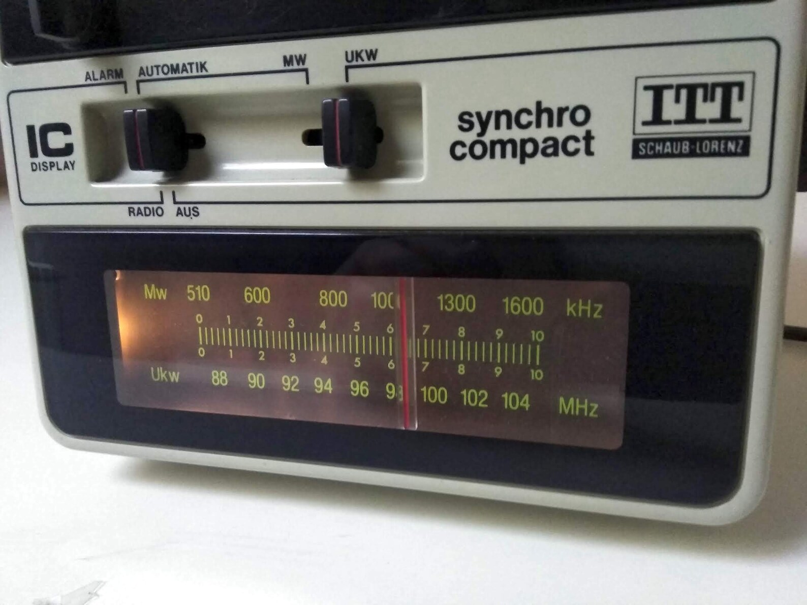 Rare ITT Schaub Lorenz Synchro Compact Clock Radio / Etsy Canada
